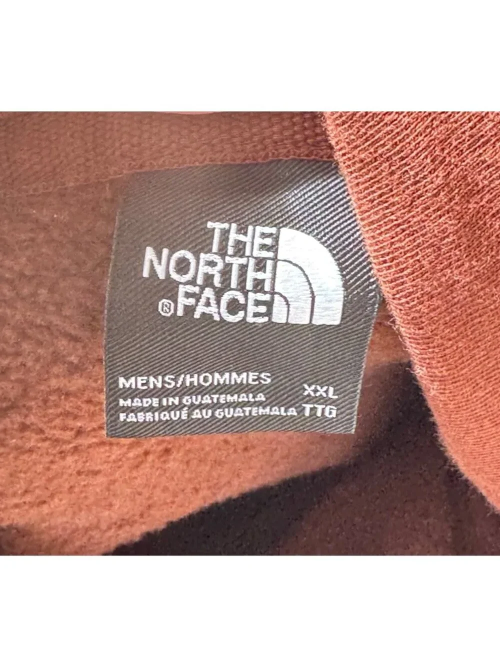 The North Face Box NSE Pullover Hoodie Mens XXL Dark Oak Brown Fleece Sweatshirt
